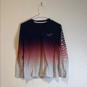 Hollister Navy Blue Cotton Tee